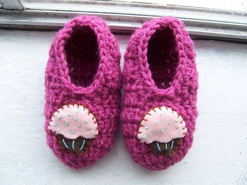 Crochet Slippers. 