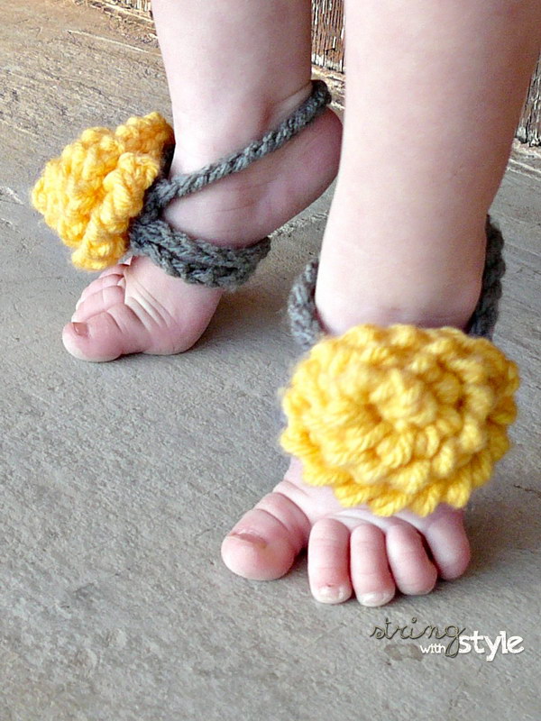 Pretty Baby Barefoot Sandals. 