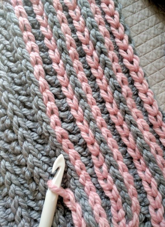 Use Surface Crochet Technique and Add Stripes, Edging and Additional Colors to Any Finished Projects. 