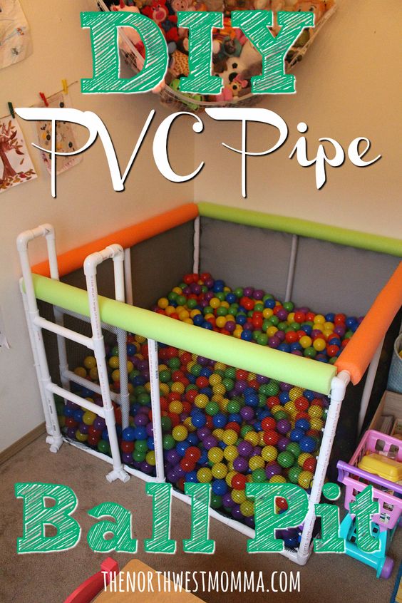DIY PVC Pipe Ball Pit. 