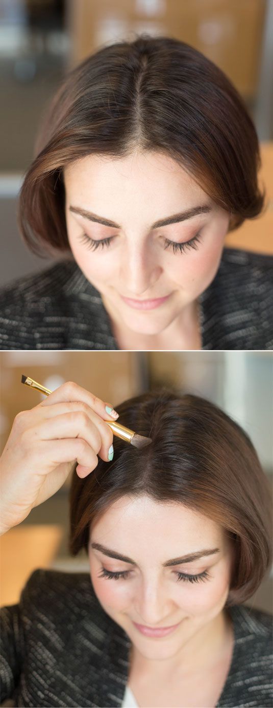 Making Your Hair Appear Thicker with Eyeshadow . 