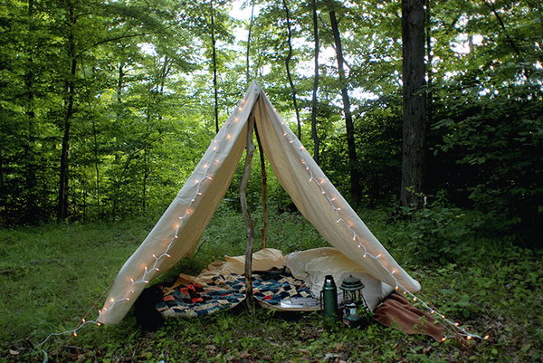 DIY Camping Tent. Get the tutorial 