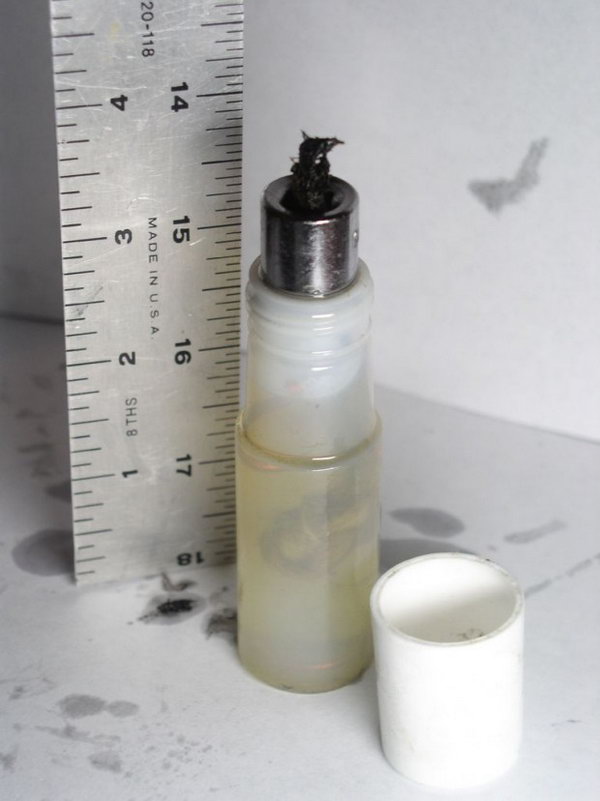 Pocket-Size Oil Lamp. Get the instructions 