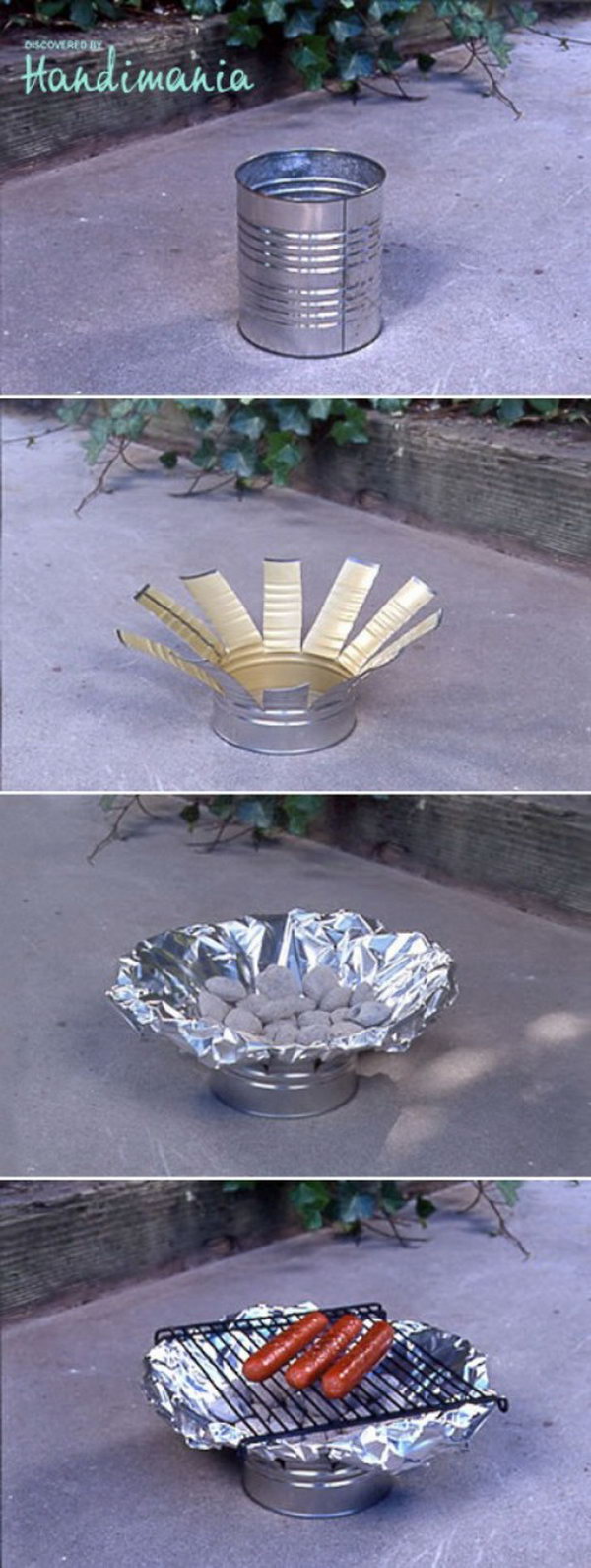DIY Tin Can Grill. Get the tutorial 