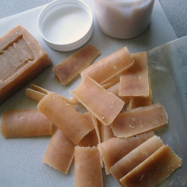 DIY Green Eco Friendly Single-use Soap Leaves.  See more 