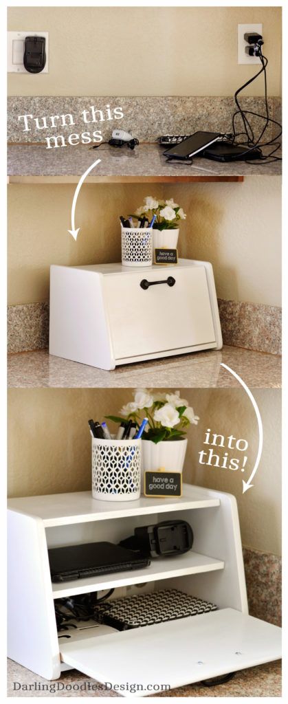 Turn a Bread Box Into a Charging Station. 