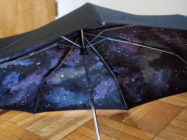 DIY Galaxy Umbrella. Tutorial 