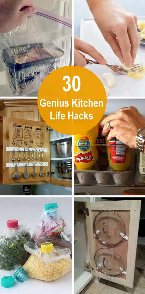 30 Genius Kitchen Life Hacks. 