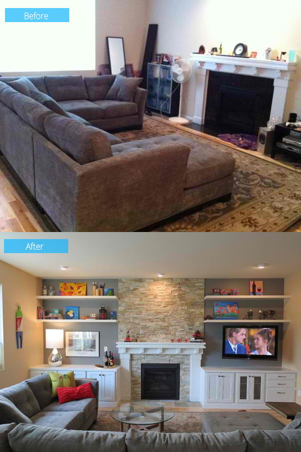 Beautiful Living Room Makeover. 