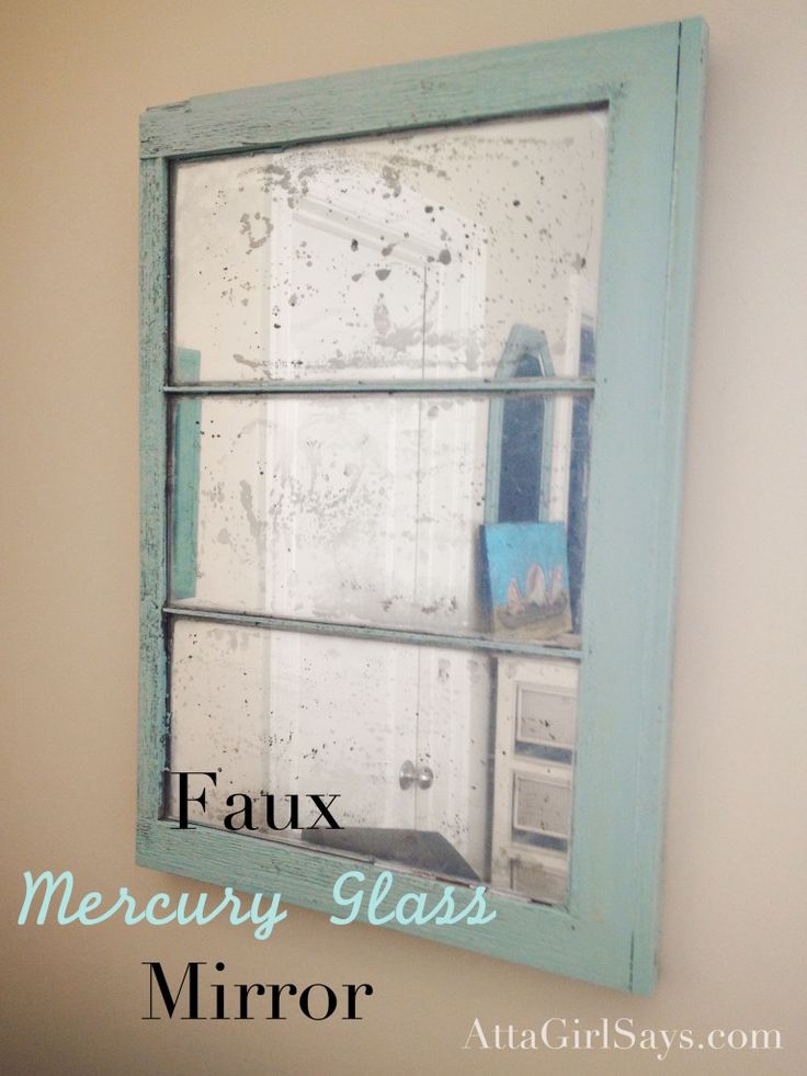 Spay Paint an Old Window to Get a Vintage Look  