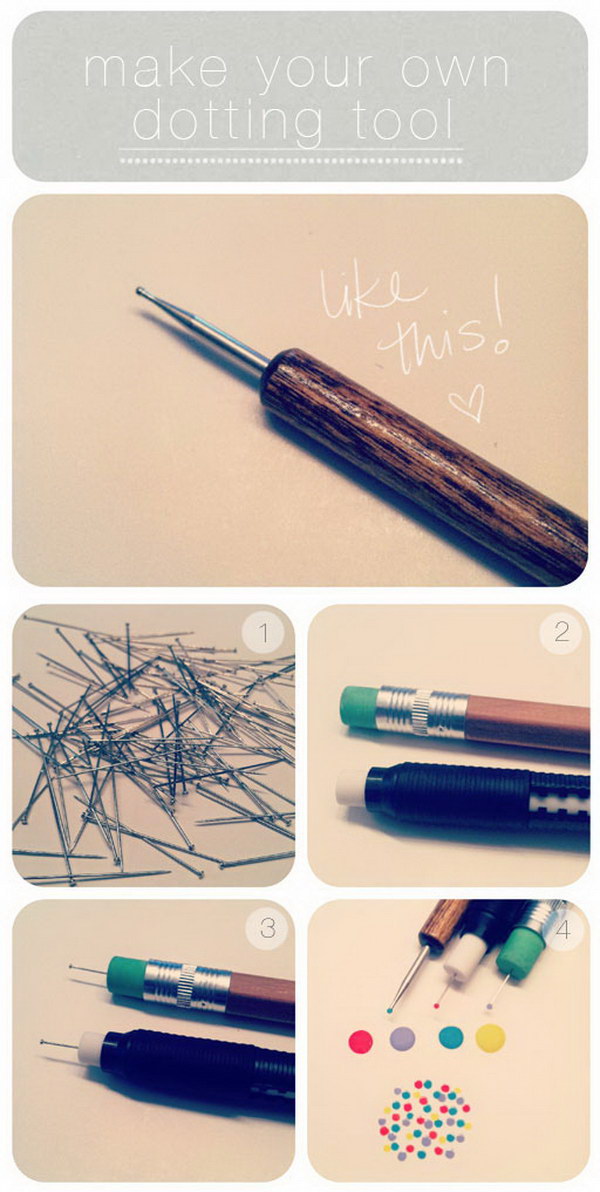Make Your Own Dotting Tool. 