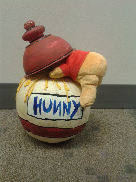 Winnie the Pooh Honey Pot Pumpkin. 