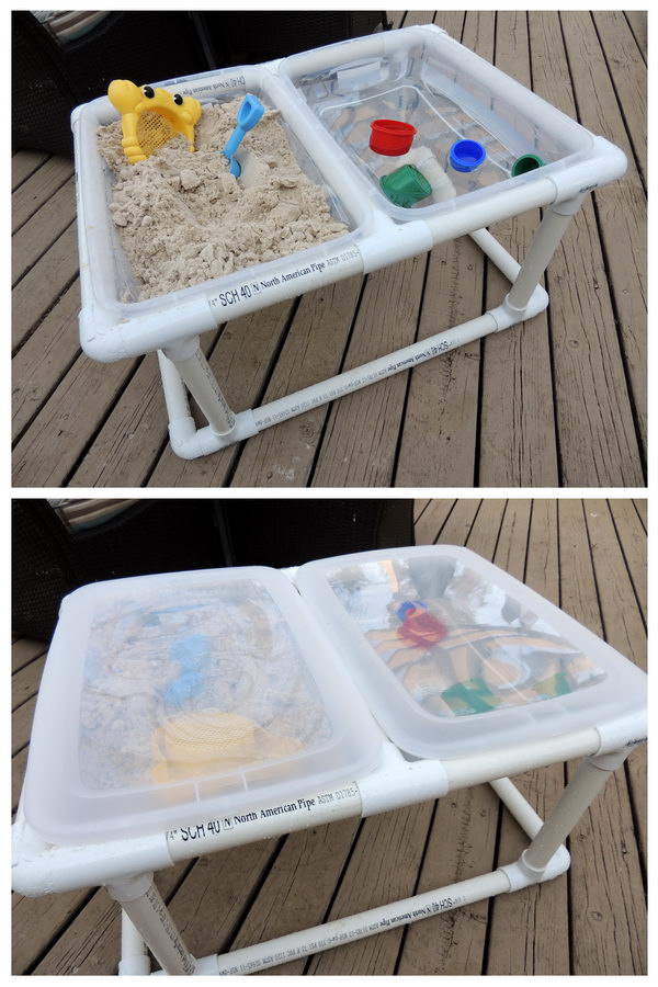 PVC Pipe Sand Table. 