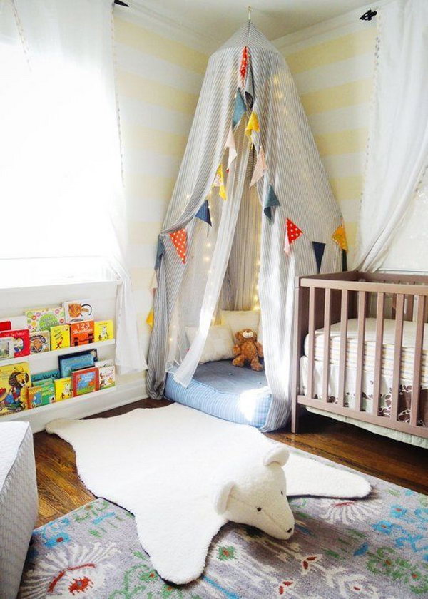 Polar Bear Rug. Obsessing over this white bear rug that goes perfect in a baby room. 