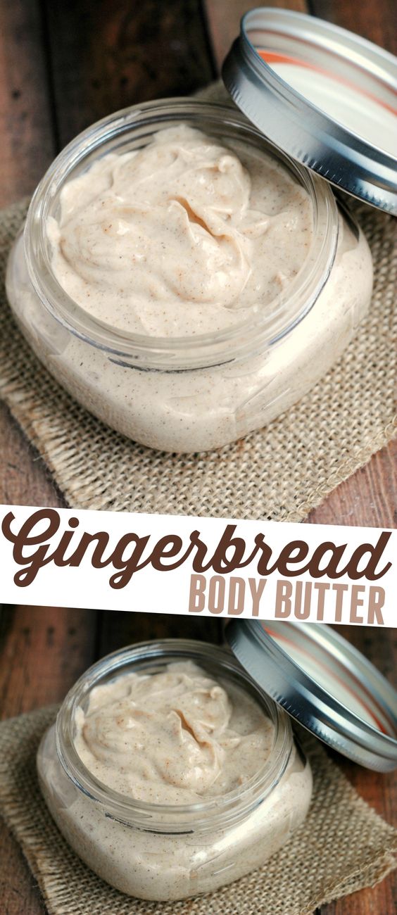 DIY Gingerbread Body Butter. 