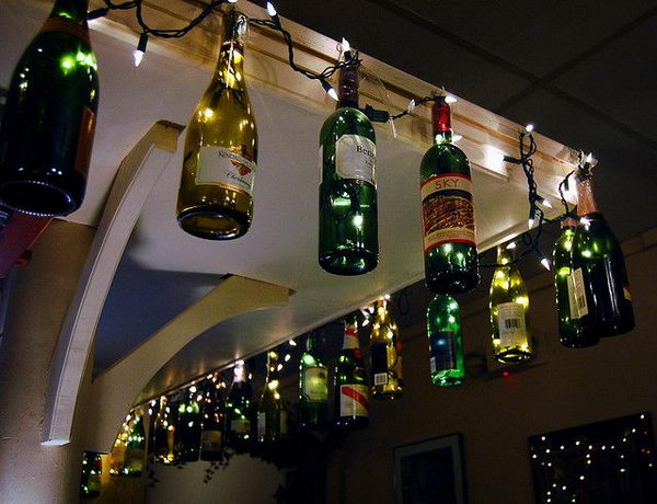 Wine Bottle String Lights. 