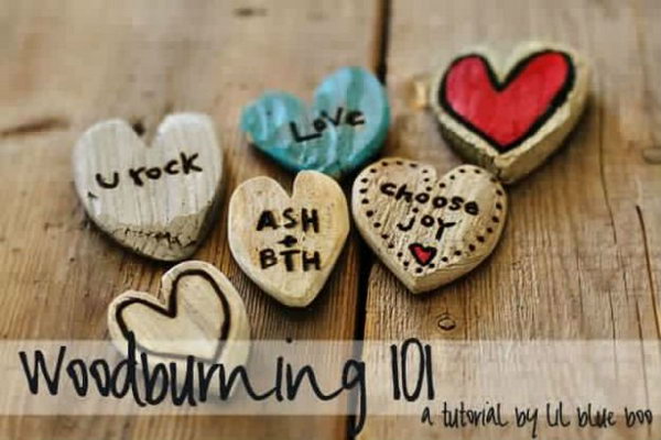 DIY Driftwood Heart Notes