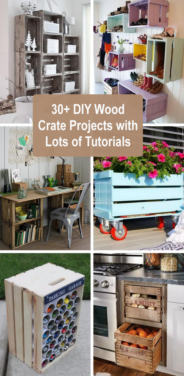30+ DIY Wood Crate Projects With Lots of Tutorials. 