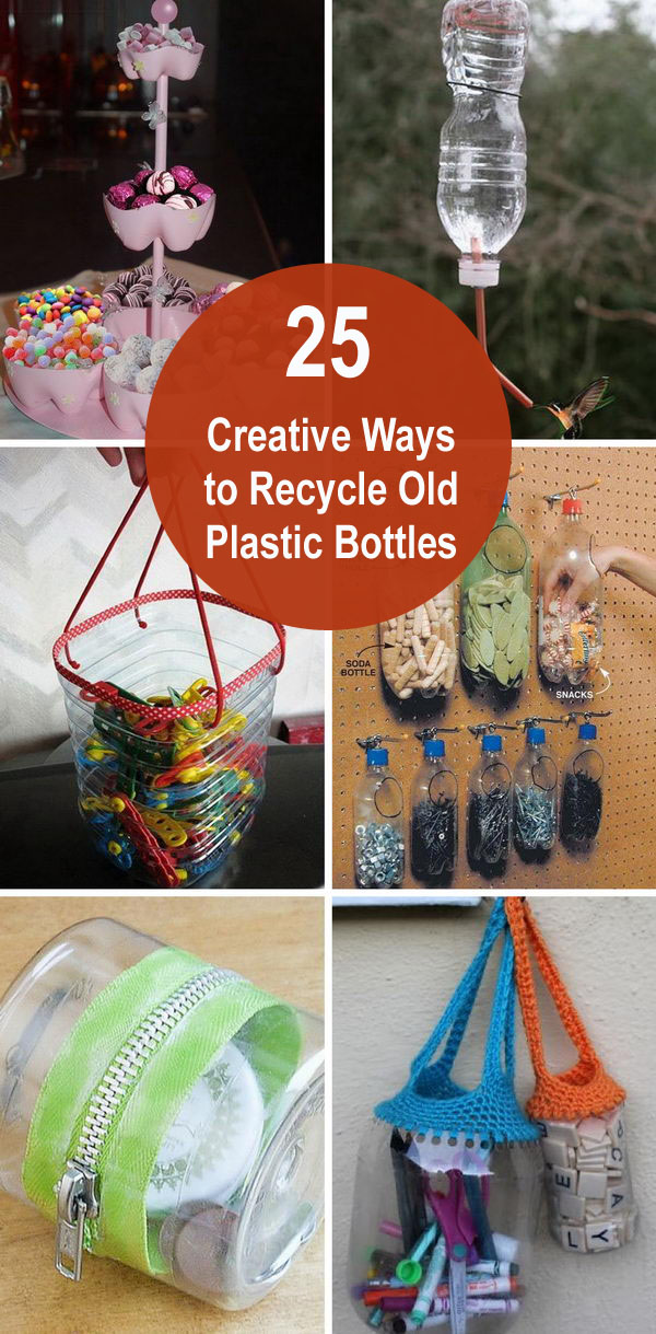 Creative Ways To Recycle Old Plastic Bottles. 