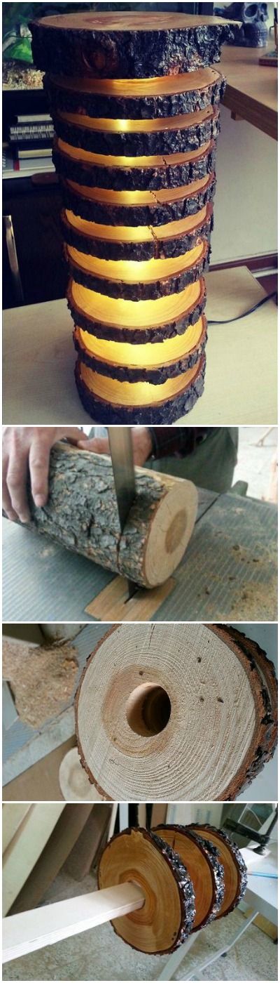 Reciclar troncos de madera