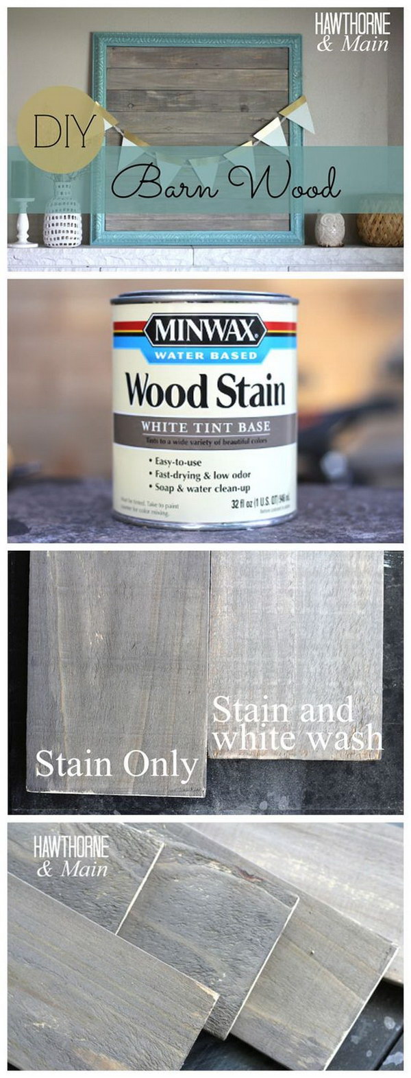 DIY Barn Wood Picture Frame. 