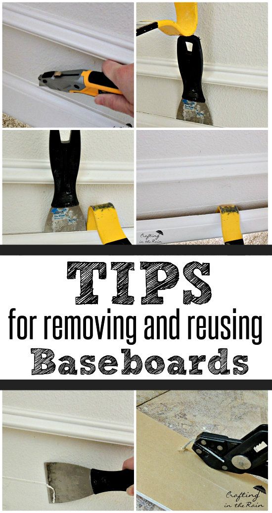 How to Remove Baseboards without Damage. 