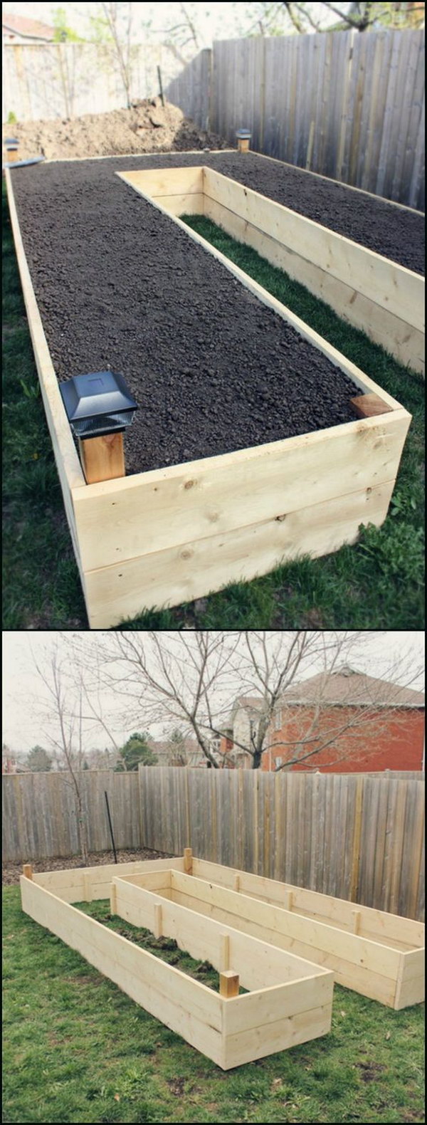 How to Make a U-Shaped Raised Garden Bed. 